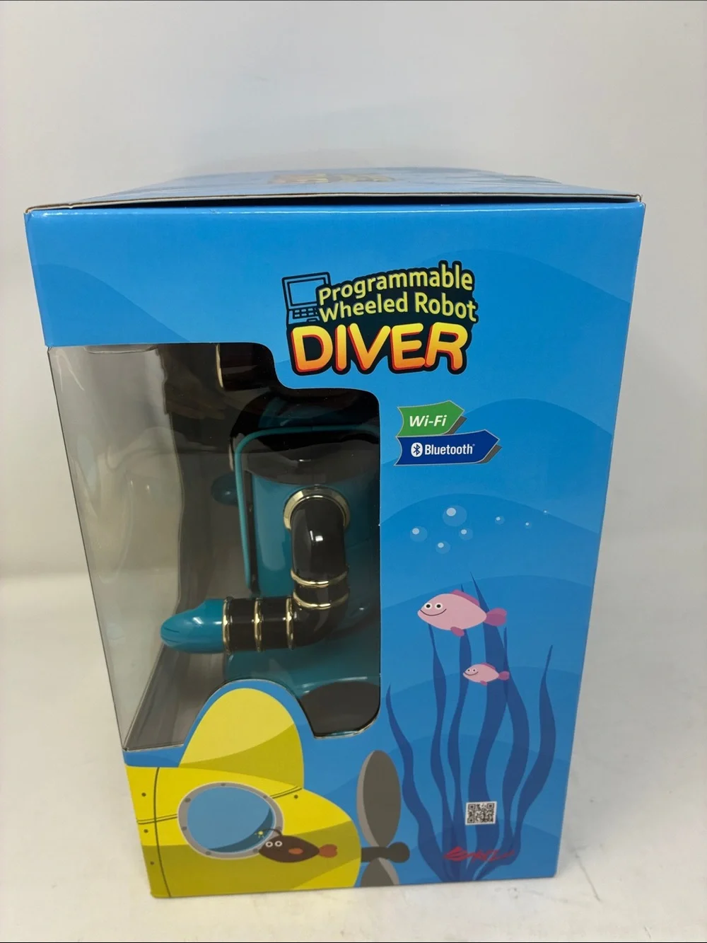 Programmable Wheeled Robot Toy - Teal Diver